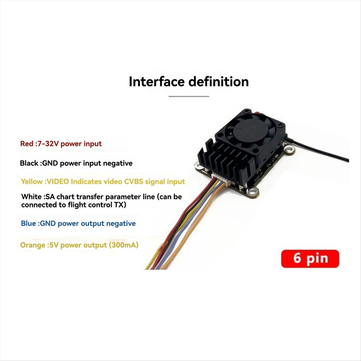 5.8G 2W VTX 2000mW FPV وحدة إر - مراجعة Drone Transmitter وسعره