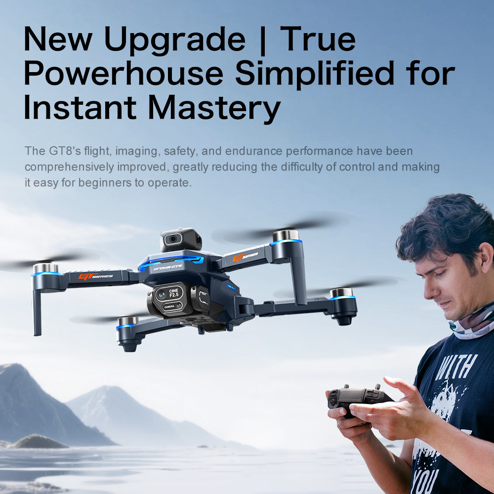 طائرة بدون طيار GT8 الأصلية بد - مراجعة Drone Gps Mount وسعره