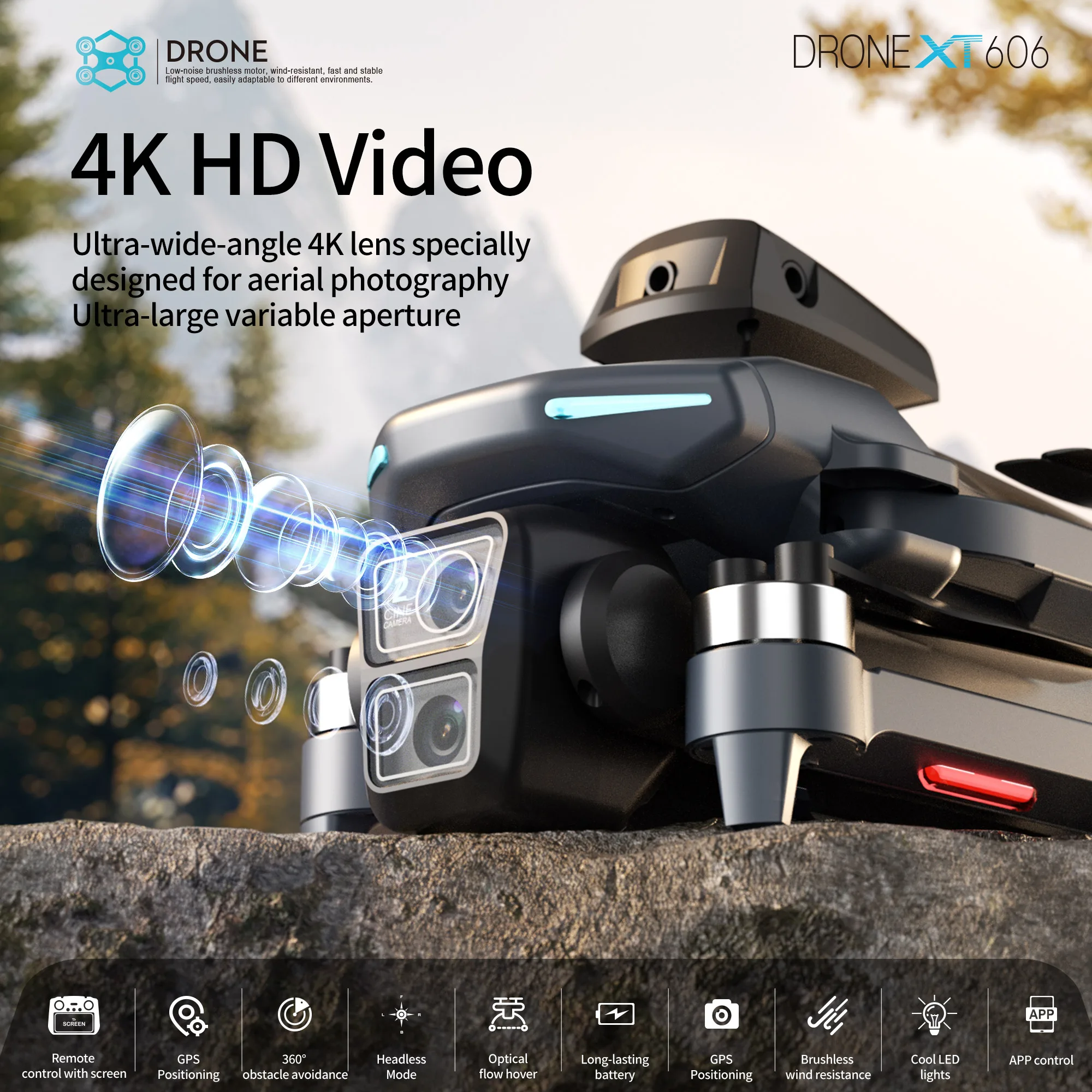 طائرة بدون طيار XT606 MAX GPS  - مراجعة Drone Gps Mount وسعره