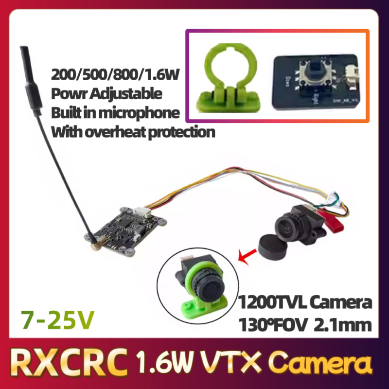 RXCRC 5.8G وحدة 48CH 1.6W VTX  - مراجعة Drone Transmitter وسعره
