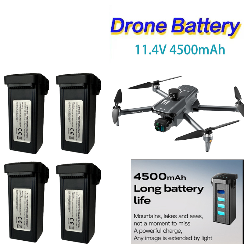 11.4 فولت 4500 مللي أمبير بطار - مراجعة Drone Gps Mount وسعره
