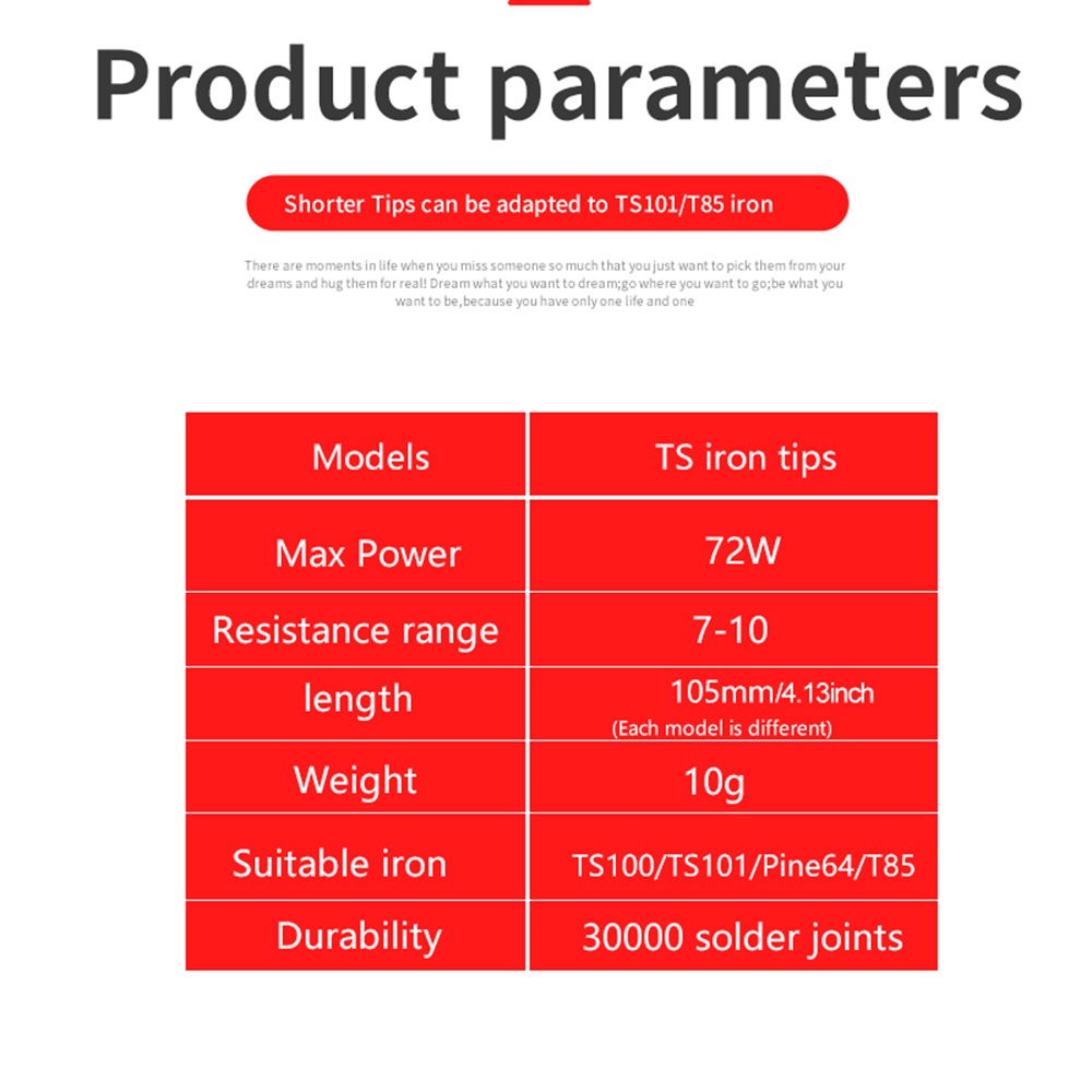 TS101/TS100/T85 سبيكة لحام نصا - مراجعة Drone Buzzer وسعره